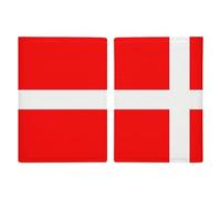 Denmark Danish Flag Passport Holder for Travel Essentials Leather Passport Cover Passport Wallet Cover Case Cute Passport Book Holder Passport Holder Covers Case for Women Men