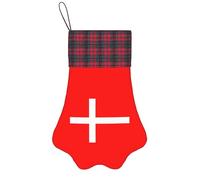 Denmark Danish Flag Print Christmas Pet Socking Festive Dog Paw Xmas Pets Gift For Seasonal Party Supplies