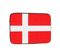 Denmark Danish Flag Print Laptop Case â€“ Slim & Lightweight Computer Sleeve Fits 15 inch 10-17 Inch Laptops, Perfect for Travel
