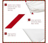 Denmark Danish Flag Print Practical Drawstring Gift Pouches Comfort Holiday Parties Events Multipurpose Use