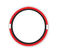 Denmark Danish Flag Print Vehicle Steering Wheel Cars Interior Accessory Everyday Use All-Weather Protection