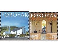 Denmark - Faroe Islands 433-434 (complete.issue.) FDC 2002 new Church of göta (Stamps for collectors) Christianity