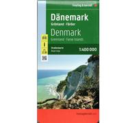 Denmark - Greenland - Faroe Islands Road Map 1:400,000 by Freytag Berndt Folded