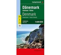 Denmark - Greenland - Faroe Islands Road Map 1:400,000: Grönland - Färöer
