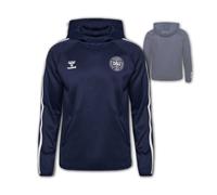 Denmark Hooded Sweatshirt Navy Hummel DBU Travel Hoodie Denmark Hoody Size M-3XL