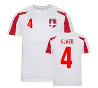 Denmark Men's Mens Simon Kjaer Sports Training Jersey | Size: Medium Denmark Multicolor M