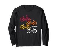 Denmark Travel Copenhagen Bike Souvenir Long Sleeve T-Shirt