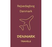 Denmark Travels: Pocket-sized Travel Diary, 4x6 inches, 50 Pages, Black & white interior with cream paper- Perfect for Recording Your Adventures On the Go