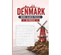 Denmark Word Search Puzzle: 55 Puzzles Word Search about Denmark and More | 6x9 inches, 110 pages | Gift for Denmark, Countries & Traveling Lover