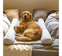 DenMate Dog Bed Co Sleeper: The First On-Bed DogBed for Your Pet. Perfect for Large/Medium Size Dogs; Helps Stabilizes Nighttime Movement to Help Improve Dog & Owners Sleep, Machine Washable.