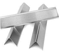 Denmay 38.8CM 7635 Flavorizer Bars Spare Parts for Weber Spirit I & II Serie E210, E220, S210, S220 (with Front Control Knobs), Stainless Steel Heat Plate burner Cover Replacement Parts, 3 Pack