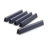 Denmay 7636 38.9cm Flavorizer Bars for Weber Spirit II/LX 300 Series E/S-310, Spirit E310 E320 E330 S310 S320 S330 Gas Grills (with Front Burner Knobs), Porcelain Steel Heat Shield 5 Pack
