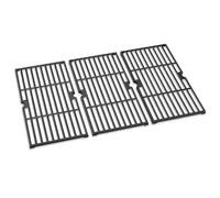 Denmay Cast Iron Grill Grate 43 x 21cm for Charbroil, Enders Boston 3, Enders Monroe 3 Pro, Landmann Triton 3&4, Profi Cook PC-GG 1058/1059, Barbecook Siesta 310, Broil King, 3 pack