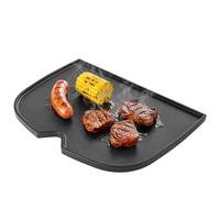 Denmay Cast Iron Grill Plate for Weber Q1100N Gas Grill, Cast Iron Grill Pan Replacement Parts, Griddle Plancha Accessories