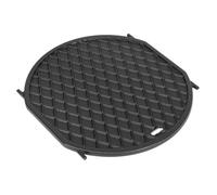 Denmay Round Cast Iron Grill Plate for Weber Gourmet BBQ System, Cast Iron Grill Pan Replacement Parts for Weber GS4 Spirit II 200/300, Griddle Plancha Accessories for Genesis II E-310, LX S-440