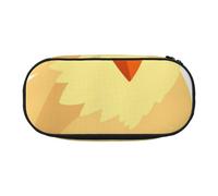 DENMER Chicken Chick Printed Oxford Fabric Pencil Case with Spacious Design for School, Office, Travel - Multi-Use Stationery & Makeup Pouch