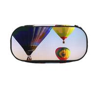 DENMER Hot Air Balloons Printed Oxford Fabric Pencil Case with Spacious Design for School, Office, Travel - Multi-Use Stationery & Makeup Pouch