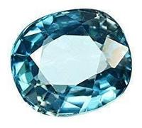 DENMOUS 10.25 Ratti - 9.00 Carat Blue Zircon Gemstone Original Lab Certified For Men And Women-B0C1P3N3-DNM
