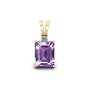 DENMOUS 10.25 Ratti 9.25 Carat Natural Quality Katela Amethyst Gold Pendant/Locket Gemstone (Top Aaa+) Quality For Men And Women(Ggtl Lab Certified)-B0CW36B6DD