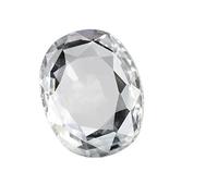 DENMOUS 10.25 Ratti White Sapphire Oval Shape Gemstone Original And Certified Natural Safed Pukhraj Unheated And Untreated Gemstone For Gift Man And Women +A3-B0CK4HF3-D1
