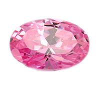 DENMOUS 10.50 Carat Pink Zirconia Oval Cut Gemstone Lab Certified Loose Gemstone For Man Or Women Jewellery Making Loose Gemstone-B0C1H5K9-00