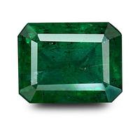 DENMOUS 11.00 Carat Zambian Emerald/Panna Earth Mind Stone Unheated Untreated Natural Original Certified Aaa++ Quality For Men And Women (Lab Approved-B0BWJNL4DN