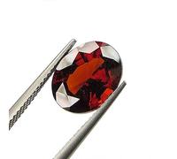 DENMOUS 11.25 Ratti I Natural Certified Ceylon Hessonite Gomed I Energized Oval Shape Stone I Garnet Loose Gemstone For Astrology-B0B9H1ZNDN