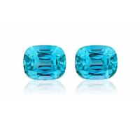 DENMOUS 11.55 Carat Natural Blue Zircon Gemstone For Certified By Lab For & Men'S Women'S-DN01B0BNKR7P