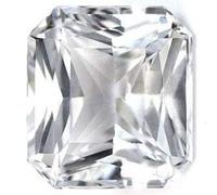 DENMOUS 12.25 Ratti - 11.50 Ratti I White Cubic Zircon Excellent Cut Shape I Certified Aaa+ Rashi Ratna Gemstone I For Men'S And Women'S-B0BMYS4RDN