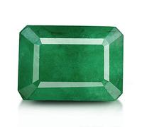 DENMOUS 12.50 Ratti Brazilian Emerald Panna Original Gemstone Certified Natural Gemstone A Quality-B0DM66FL-D1