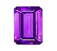 DENMOUS 12.75 Ratti Squire Cut Natural Amethyst Gemstone Lab Certified Loose Gemstone Man Or Women Jewellery Making Gemstone-B0C55GY2-M1