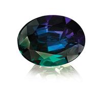 DENMOUS 13.25 Ratti Purple Colour Alexander Stone Cushion Shape Alexandrite Gemstone Original Certified By Lab For Men & Women-B0BSXGL3DNN