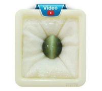DENMOUS 15.25 Ratti Cat'S Eye (Lehsunia Stone) 100% Original Certified Natural Gemstone Aaa Quality-B0CDP7RW-00