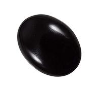 DENMOUS 15.25 Ratti Sulemani Hakik Stone Original Certified Natural Black Onyx Gemstone-B0BYXH7LDN