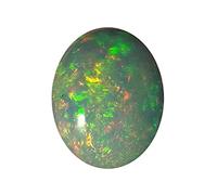 DENMOUS 2.25 Ratti 1.55 Carat Certified Natural White Opal (Austalian) Rashi Ratan Gemstone For Stone Natural Astrologer Certified Unheated Untreated Aa1+++ Quality For Men And Women-DN01B0BZ8PCT