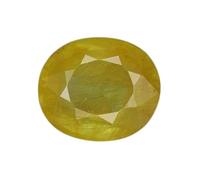 DENMOUS 2.25 Ratti 1.65 Carat Yellow Sapphire Pukhraj Stone Untreated,Ceylon Sapphire Certified Natural Gemstone-B0BMVWP8-M1