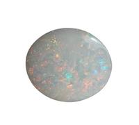 DENMOUS 2.88 Carat Natural Fire Opal Stone Rashi Ratna Original And Certified Lab Precious Gemstone Unheated And Untreated Gems For Astrological Purpose-B0C6F7JQ-M1