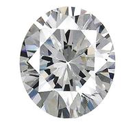 DENMOUS 3 To 15.50 Ratti Zircon Gemstone Original Zircon Gemstone Oval Shape White Color For Men And Women-B0BB5WXSDN