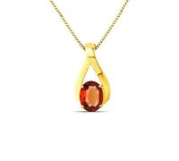 DENMOUS 4.25 Ratti / 3.79 Carat Hessonite Garnet Stone Ashtdhatu Gold Pendant Original And Certified By Wtgtl Natural Gomed Gemstone Unheated And Untreated For Astrological Purpose-B0DNZ1DR-DNM