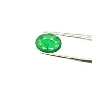 DENMOUS 4.44 Ratti 3.85 Carat Natural Aa+ Quality Colombian Emerald Gemstone Original Natural Lab-Certified Panna Stone For Men'S And Women'S-B0BW9CVK-00