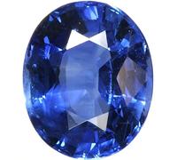 DENMOUS 5.25 Ratti 4.64 Carat Blue Sapphire Stone Best Precious Unheated & Untreated Blue Sapphire Stone Rashi Neelam Ratan Certified Loose Gemstone For Men And Women'S(Lab-Tested)-B0CVFRHB-D1