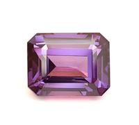 DENMOUS 5.25 Ratti Purple Colour Alexander Stone Cushion Shape Alexandrite Gemstone Original Certified By Lab For Men & Women-B0B857XV-DNM
