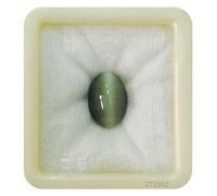 DENMOUS 6.00 Ratti Natural Cat Eye Stone Lab-Certified Premium Quality Natural Cat Eye Cat'S Eyes Lehsunia Ketu Loose Gemstone For Men & Women-B0BY44R3DN