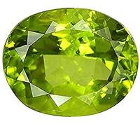 DENMOUS 6.25 Carat Peridot Gemstone Original Certified With Lab Report & Guarantee Certificate Natural Peridot/Mani Stone Quality For Astrology Benefits For Men & WomenCK5WNL-DNM01