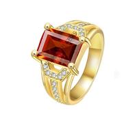 DENMOUS 6.25 Ratti 5.55 Carat Hessonite Garnet Stone Ashtdhatu Adjustable Ring Original And Certified By Ggtl Natural Gomed Gemstone For Astrological Purpose-B0CKN6N9-01