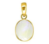 DENMOUS 7.25 Ratti 6.00 Carat Natural Aa Opal Gold Plated Pendant Certified Natural Australian Opal Stone Gold Plated Pendant For Men And Women By Lab Certified-B0BX9362-00