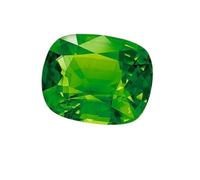 DENMOUS 8.25 Ratti 7.00 Carat Certified Unheated Untreated Cushion Cut Natural Peridot Loose Gemstone By Lab Certified For Man Or Women-B0DKC4S3-AMZ