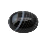 DENMOUS 8.25 Ratti Sulemani Hakik Stone Original Certified Natural Black Onyx Gemstone-DN01B0C2D7H3