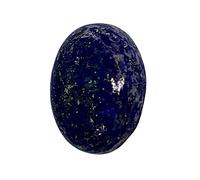 DENMOUS 8.40 Carat / 9.32 Ratti Natural Lapis Lazuli (Lajwart) Oval Mixed Cut Loose Gemstone For Making Locket/Pendant For Unisex-B09R4NHV-1D