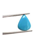 DENMOUS 9.25 Cts / 10.25 Ratti Natural Turquoise (Firoza) Pear Shape Stone Perfect For Pendant & Ring Size For Men/Women-D01B07MZZ6S